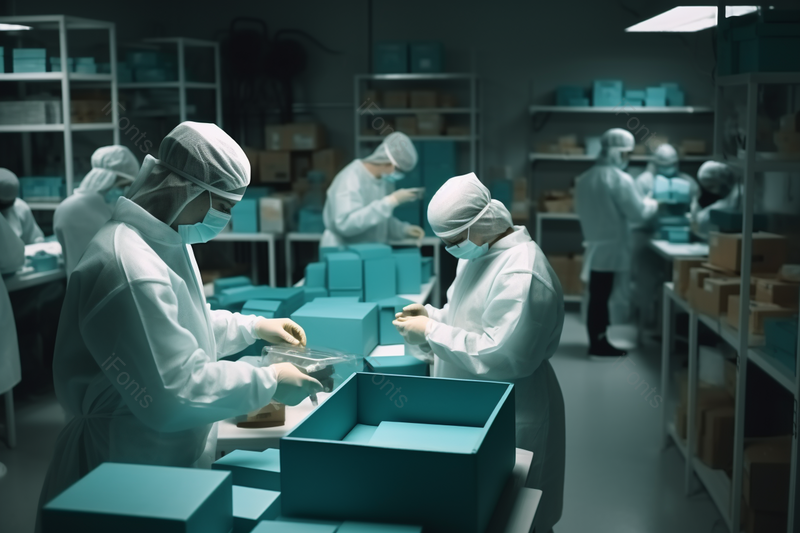 运输防护服研究室医学科研人员医疗设备制造包装,高清,摄影图,摄影图片,图片大全,摄影图免费下载